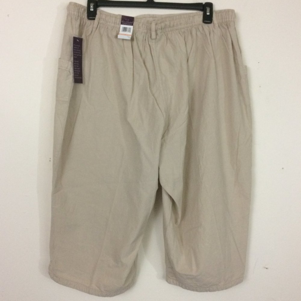 Gloria Vanderbilt Brit Dolphin Hem Capri Pants 2X - Picture 7 of 12